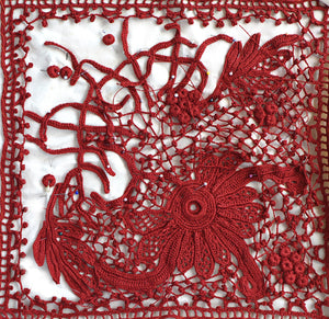 Irish Crochet Cushion Cover - Part 3
