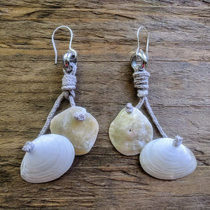 Seashell Noose Earrings - Lucet Earrings