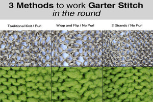 Notes on Working Garter Stitch in the Round