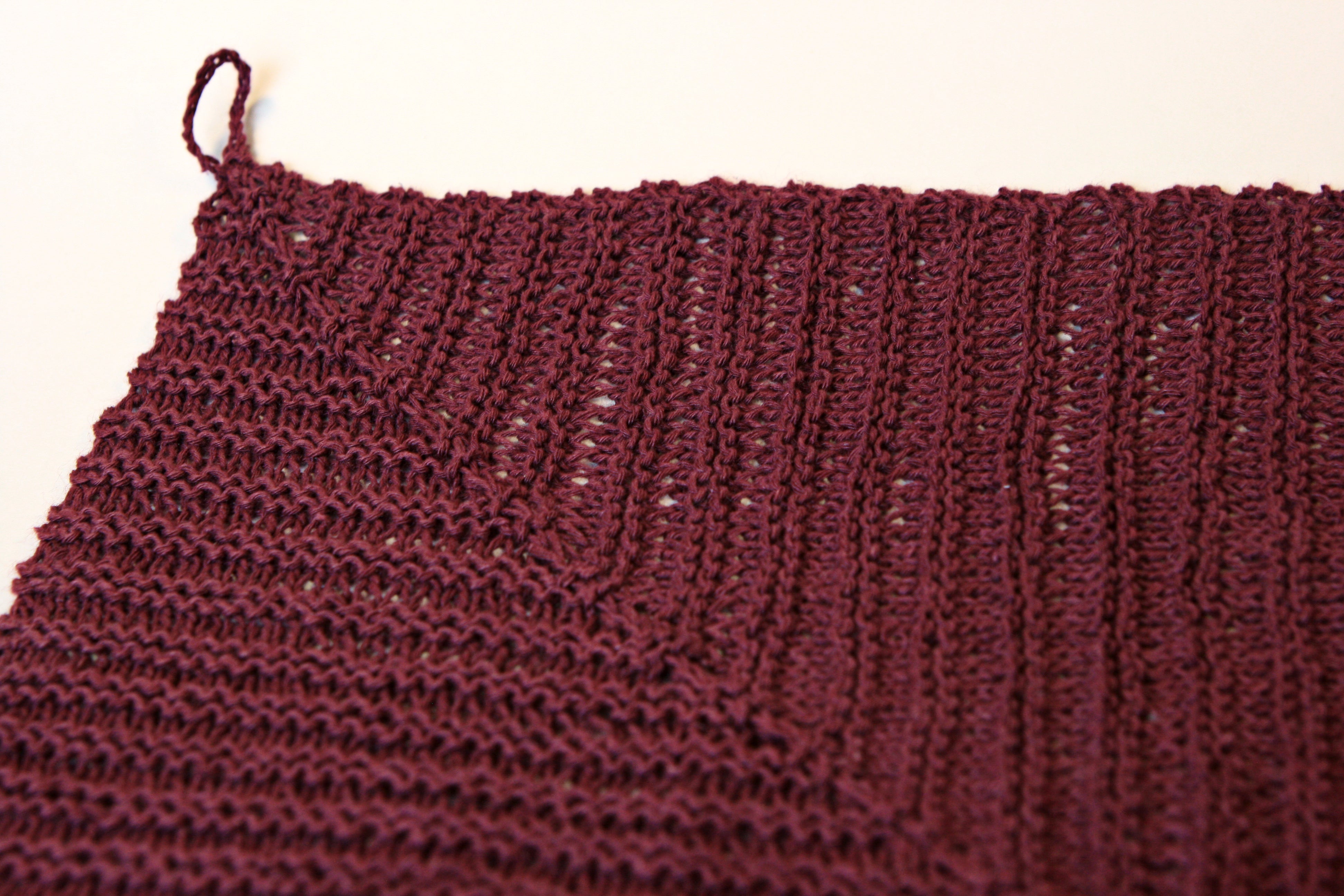 Exfoliating Mitered Square Washcloth - Hand Crocheted