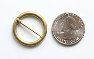 Tiny Annular Shawl Pin