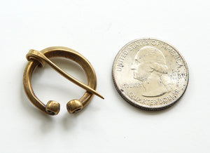Tiny Penannular Shawl Pin